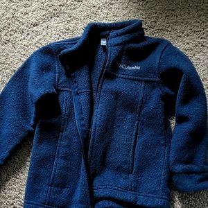 Navy fleece jacket